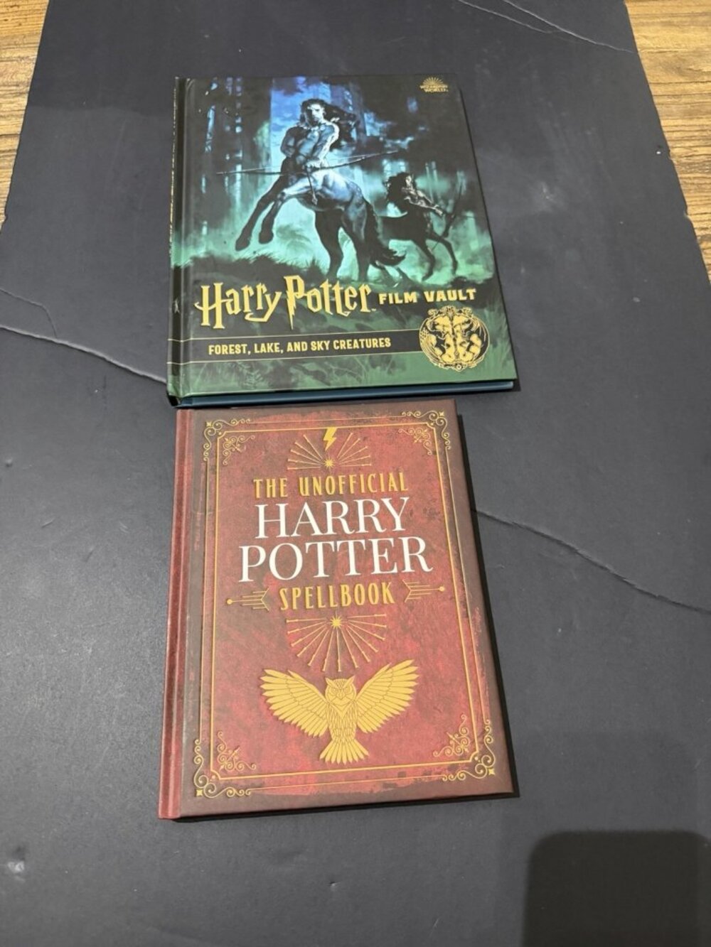 The Unofficial Harry Potter Spell book & Harry Potter Film Book Lot Of 2